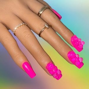 Gummy bear press on nails